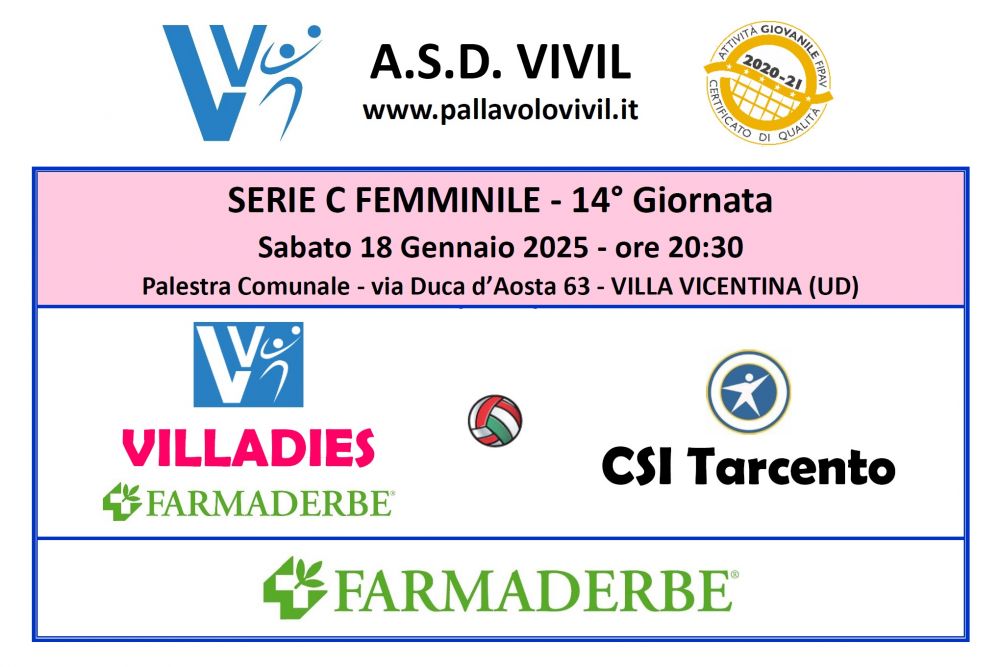 Villadies Farmaderbe-Csi Tarcento