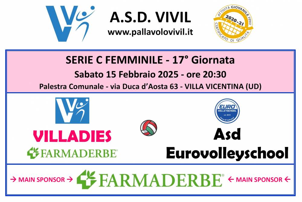 Villadies Farmaderbe-Eurovolleyschool