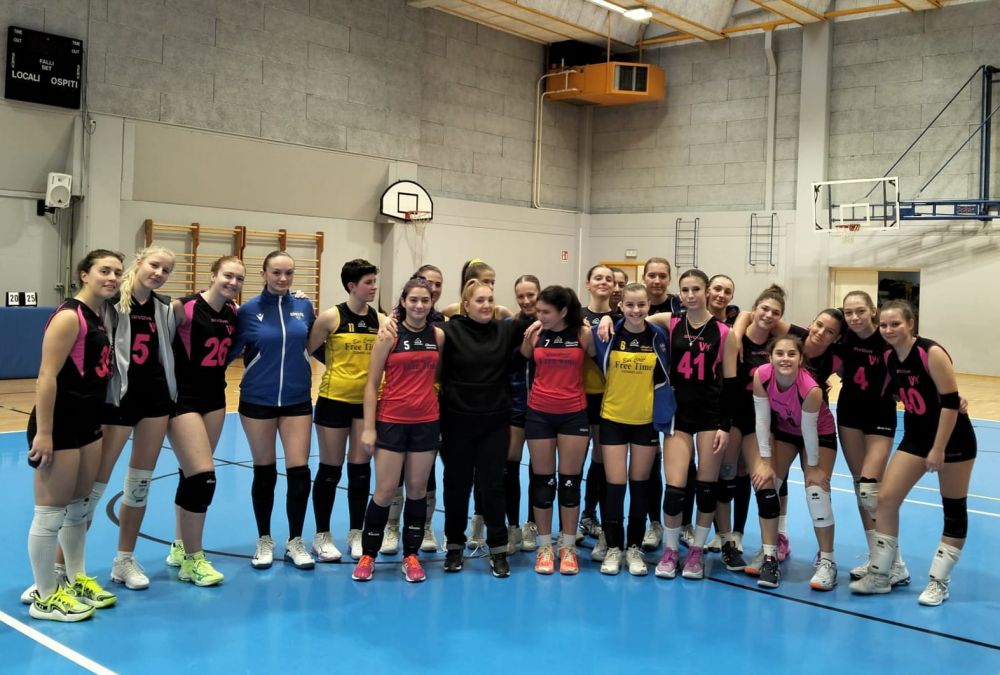 Under 18 Villadies con la Libertas Gonars e Gabriella in ricordo di Giada